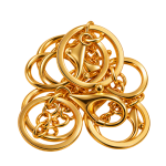 Gold Keychain Hardware Set