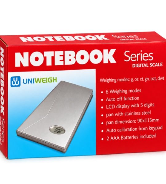 Uniweigh Notebook Digital Scale