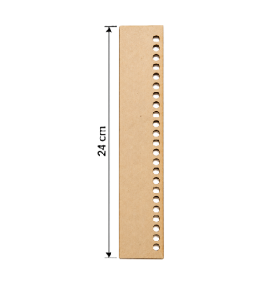 Wooden Beading Strip 24 cm