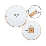 Round Wooden Clock Base Multiple Sizes